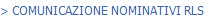 > COMUNICAZIONE NOMINATIVI RLS